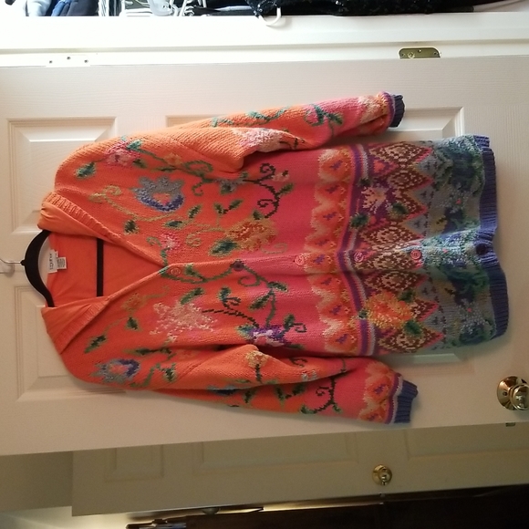 🥼 VINTAGE AUTUMN SWEATER JACKET - Picture 1 of 11